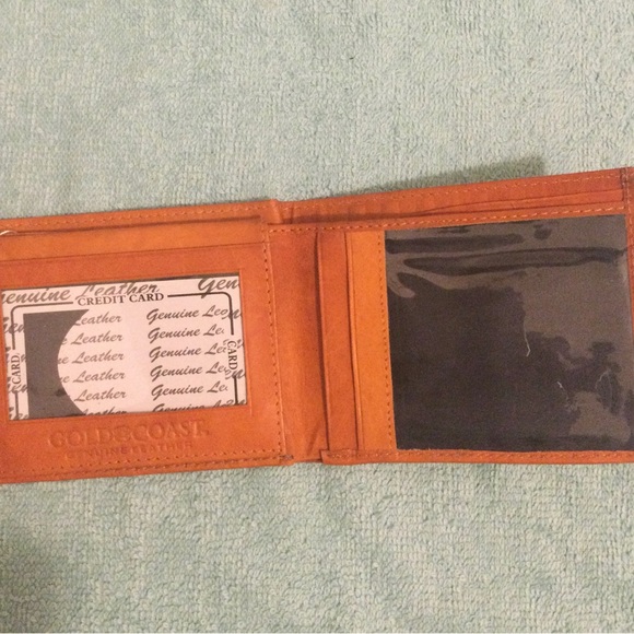 Mens  Genuine Leather Slim/Wallet - Picture 3 of 5